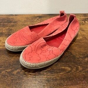 The Flexx coral espadrille flat size 8